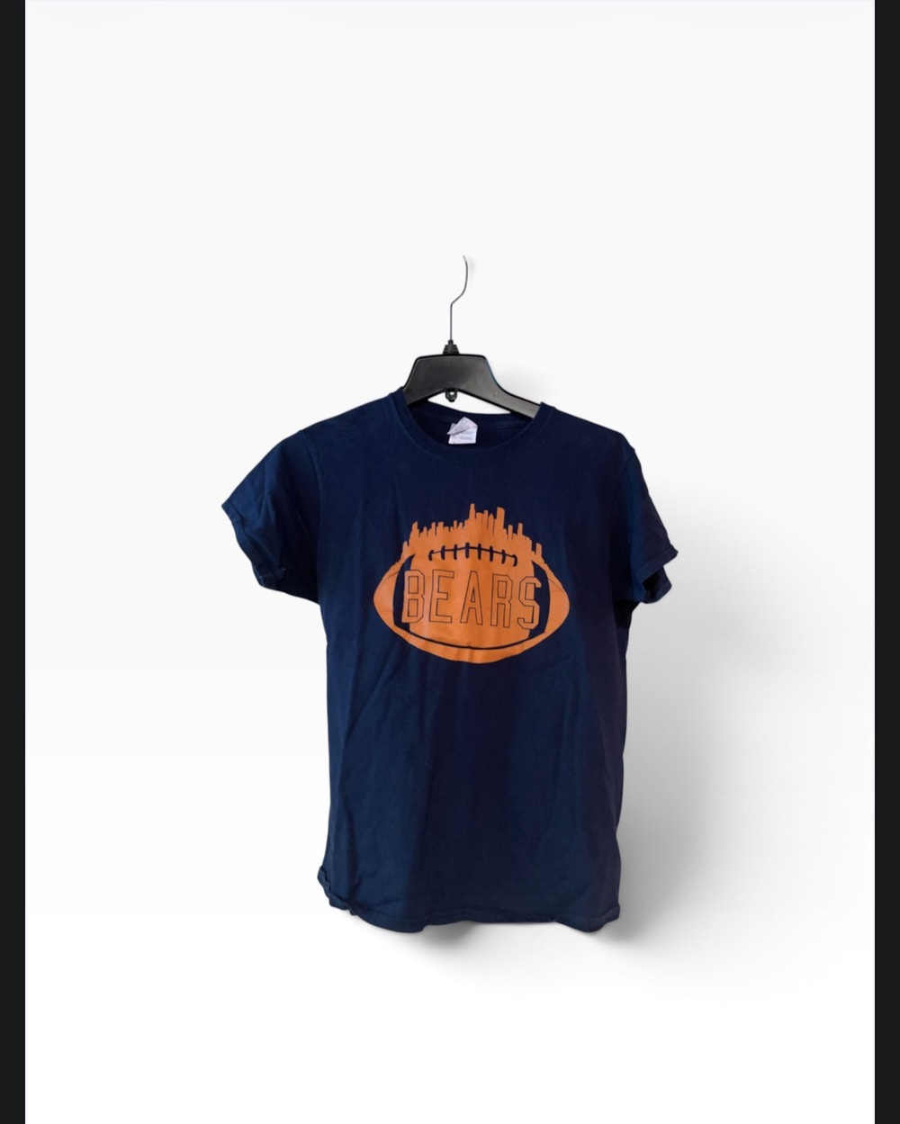 Chicago Bears NFL Football Men's T-Shirt Navy Blue Size Medium Graphic
